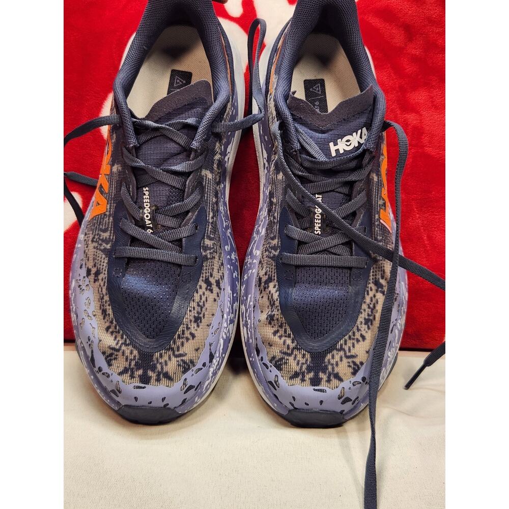 Hoka Speedgoat 6 Womens 10 Trail Running Shoes Vibram Hiking Athletic Outdoor - Picture 3 of 11